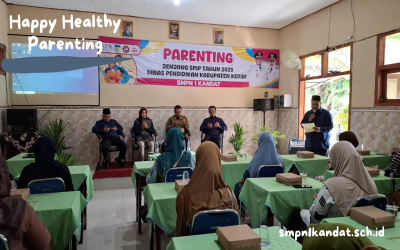 Dinas Pendidikan Kabupaten Kediri Gelar Kegiatan Parenting Jenjang SMP di SMP Negeri 1 Kandat